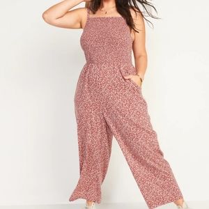 Old Navy Smocked Cami Jumpsuit for Women Petite Medium